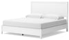 Cama King con paneles Binterglen