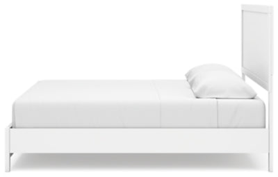 Cama King con paneles, tocador, espejo y mesita de noche Binterglen