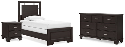 Paquete de dormitorio de 5 piezas