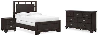 Paquete de dormitorio de 5 piezas