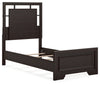 Cama individual con paneles Covetown