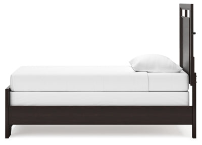 Cama individual con paneles Covetown
