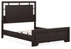 Cama Queen con paneles Covetown
