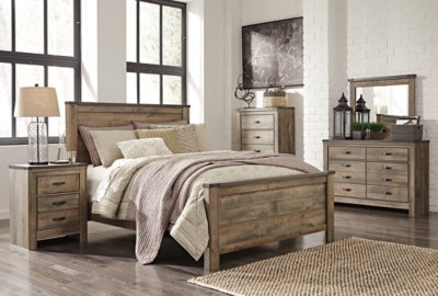 Cama Queen con paneles Trinell