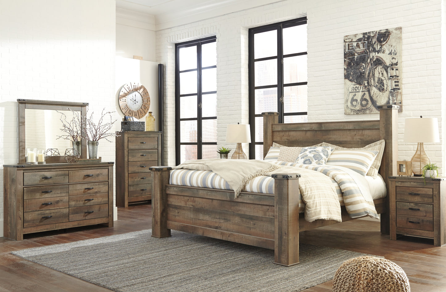 Cama con dosel Trinell King