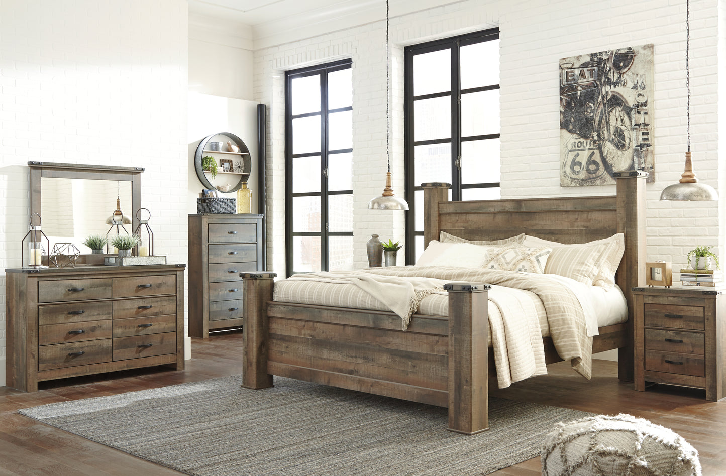 Cama con dosel Trinell King