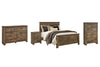 Paquete de dormitorio de 6 piezas