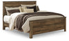 Cama King con paneles Trinell