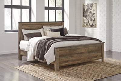 Cama King con paneles Trinell