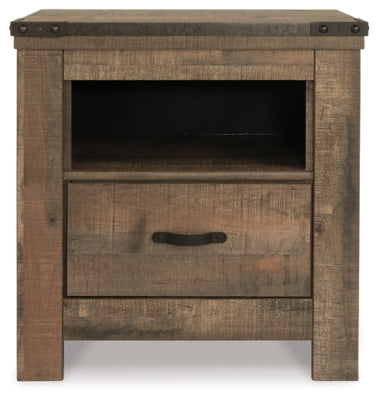 Trinell Queen Panel Headboard, Dresser, Mirror, Chest and Nightstand