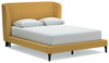 Maloken Queen Upholstered Bed with Roll Slats