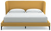 Maloken King Upholstered Bed with Roll Slats