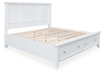 Cama con almacenamiento Trulani King Panel