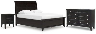Paquete de dormitorio de 5 piezas