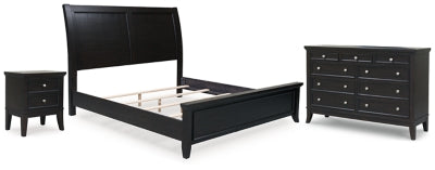 Paquete de dormitorio de 5 piezas