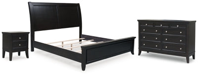 Paquete de dormitorio de 5 piezas