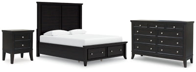 Paquete de dormitorio de 5 piezas