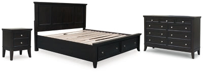 Paquete de dormitorio de 5 piezas
