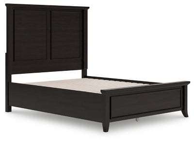 Cama Queen con paneles Bambori