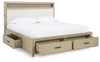 Calmoro Queen Bookcase Bed