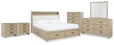 Paquete de dormitorio de 8 piezas