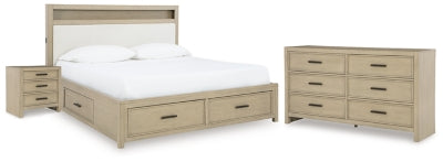 Paquete de dormitorio de 5 piezas