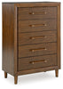 Cama, cómoda y mesita de noche tapizadas Lyncott King