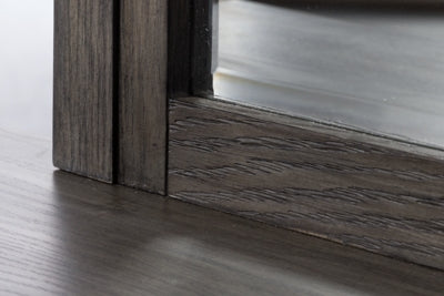 Cama California King con paneles, tocador y espejo Montillan