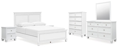 Paquete de dormitorio de 8 piezas