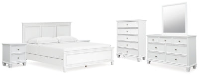 Paquete de dormitorio de 8 piezas