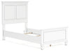 Cama doble con paneles Fortman