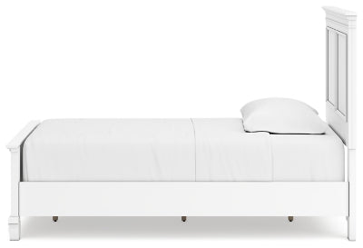 Cama doble con paneles Fortman