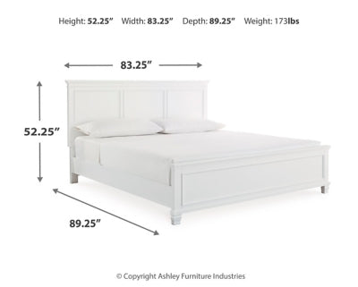 Cama con paneles Fortman California King