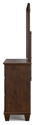 Danabrin Queen Panel Bed, Dresser, Mirror and Nightstand