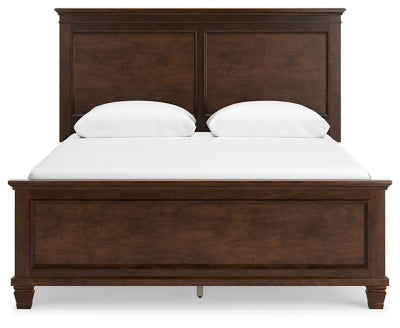 Danabrin Queen Panel Bed, Dresser, Mirror and Nightstand