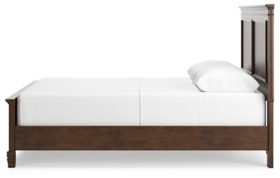 Danabrin Queen Panel Bed, Dresser, Mirror and Nightstand