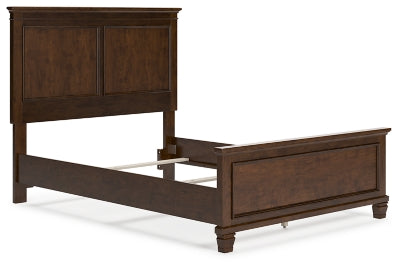 Cama completa con paneles, cómoda y espejo Danabrin