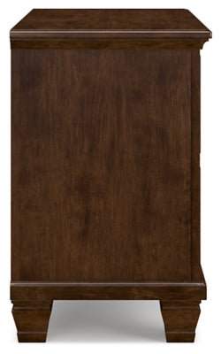 Danabrin Queen Panel Bed, Dresser, Mirror and Nightstand