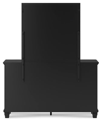 Lanolee Queen Panel Bed, Dresser, Mirror and Nightstand