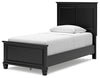 Cama individual con paneles Lanolee