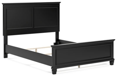 Cama Queen con paneles Lanolee