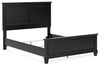Cama Queen con paneles Lanolee