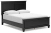 Cama Queen con paneles Lanolee