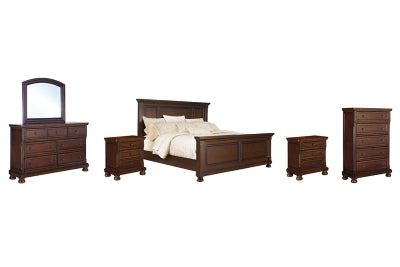 Paquete de dormitorio de 8 piezas