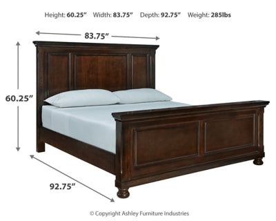 Cama con paneles Porter California King