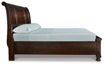 Porter King Sleigh Storage Bed, Dresser, Mirror, Chest and 2 Nightstands