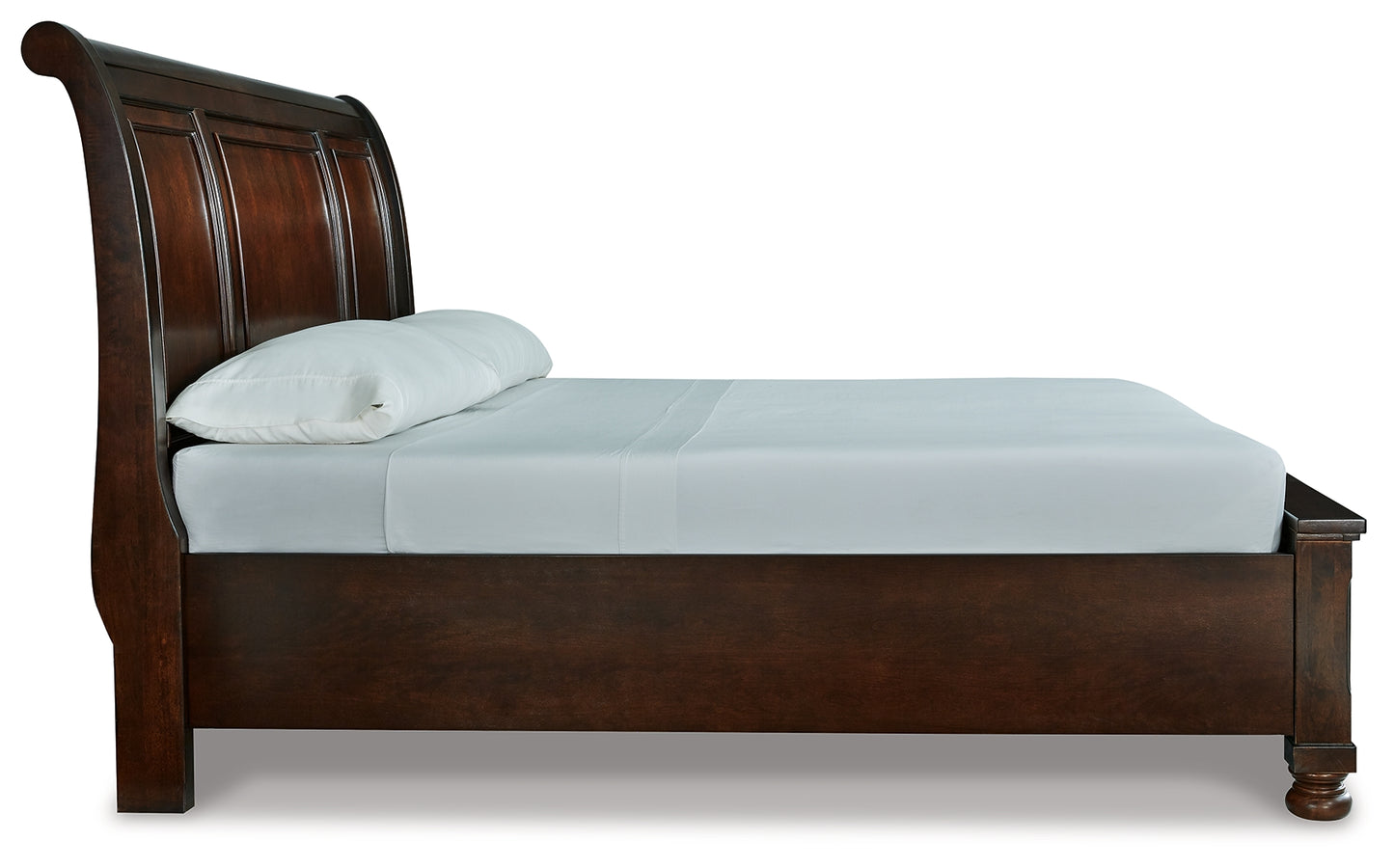 Cama tipo trineo Porter California King con almacenamiento