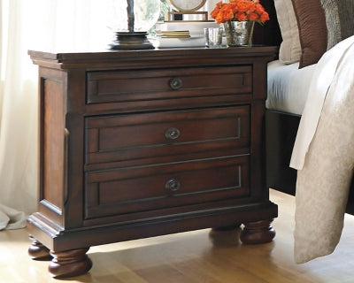 Porter King Sleigh Storage Bed, Dresser, Mirror, Chest and 2 Nightstands