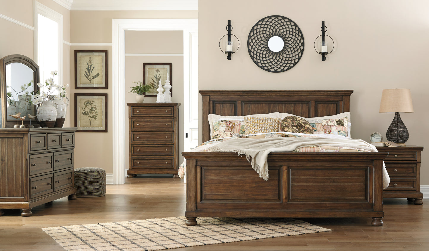 Cama con paneles Flynnter King