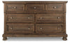 Flynnter Queen Panel Bed, Dresser and Nightstand